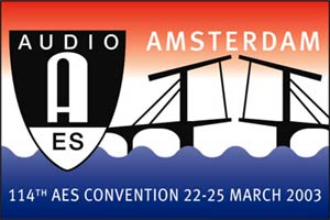 114th AES Convention