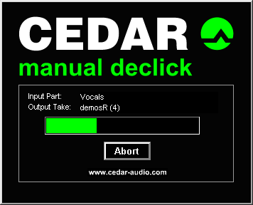 CEDAR Manual Declick