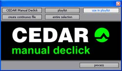 CEDAR Tools 3.2 Manual Declick