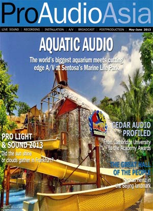 Pro Audio Asia magazine May/June 2013