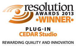 Resolution Award: CEDAR Studio AAX