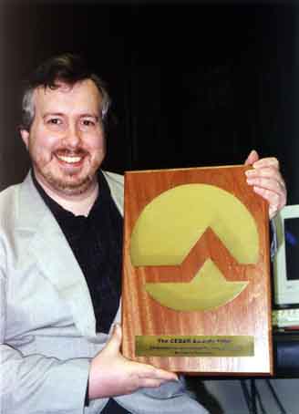 Ted Kendall with his CEDAR Award